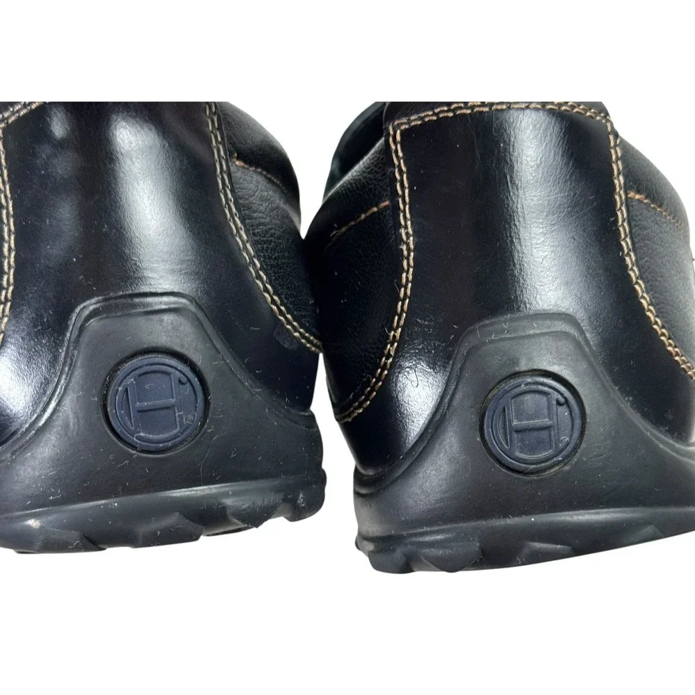 Cole Haan Driving Loafer Shoes Mens Size 10W Black‎ Leather Slip On Style C03557